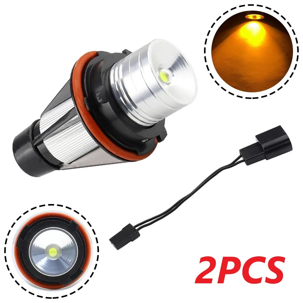 2pcs LED Car Headlight Decoration Modified Yellow Light For BMW E83 X3 E53 X5 1 5 6 7 Series Aluminum+ABS Angel Eyes Lamp
2pcs LED Car Headlight Decoration Modified Yellow Light For BMW E83 X3 E53 X5 1 5 6 7 Series Aluminum+ABS Angel Eyes Lamp