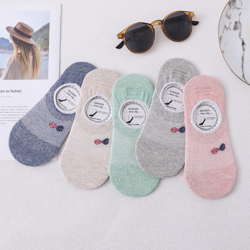 5 Pairs/Lot Fashion Women's Socks Girl’s Cute Bow Short Ankle Socks Ladies Mesh Breathable Soft Socks Female Invisible Boat Sock
5 Pairs/Lot Fashion Women's Socks Girl’s Cute Bow Short Ankle Socks Ladies Mesh Breathable Soft Socks Female Invisible Boat Sock