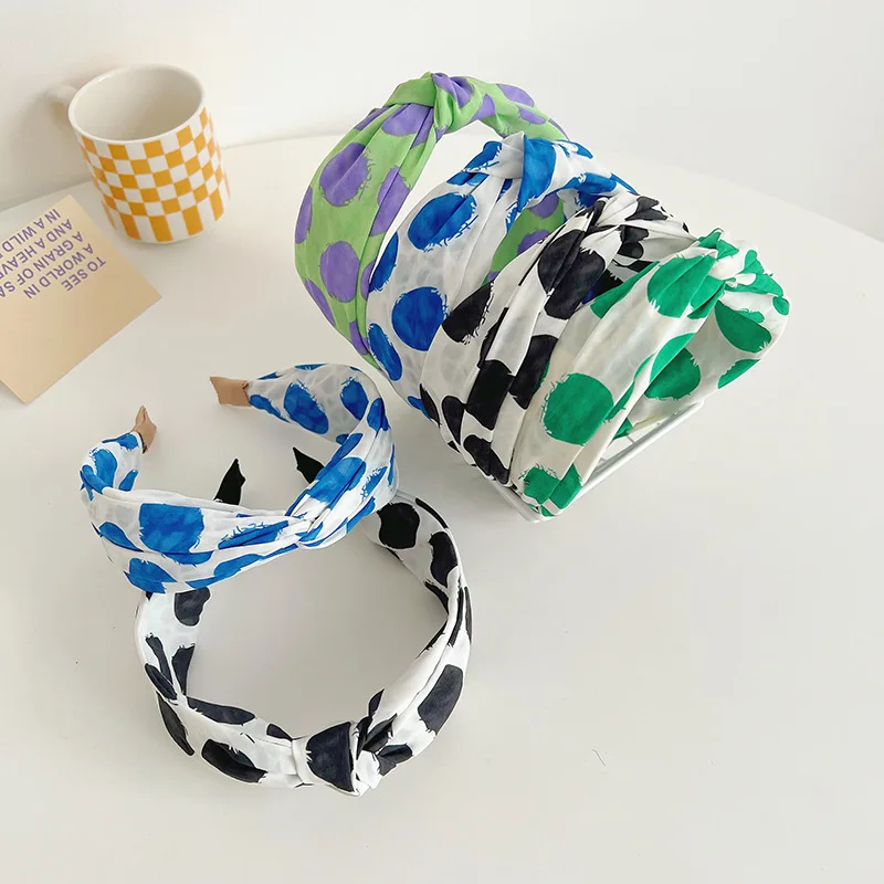 Polka Dot Knot Hairbands For Women Korea Headband Girls Hair Accessories Band Head Wrap
Polka Dot Knot Hairbands For Women Korea Headband Girls Hair Accessories Band Head Wrap