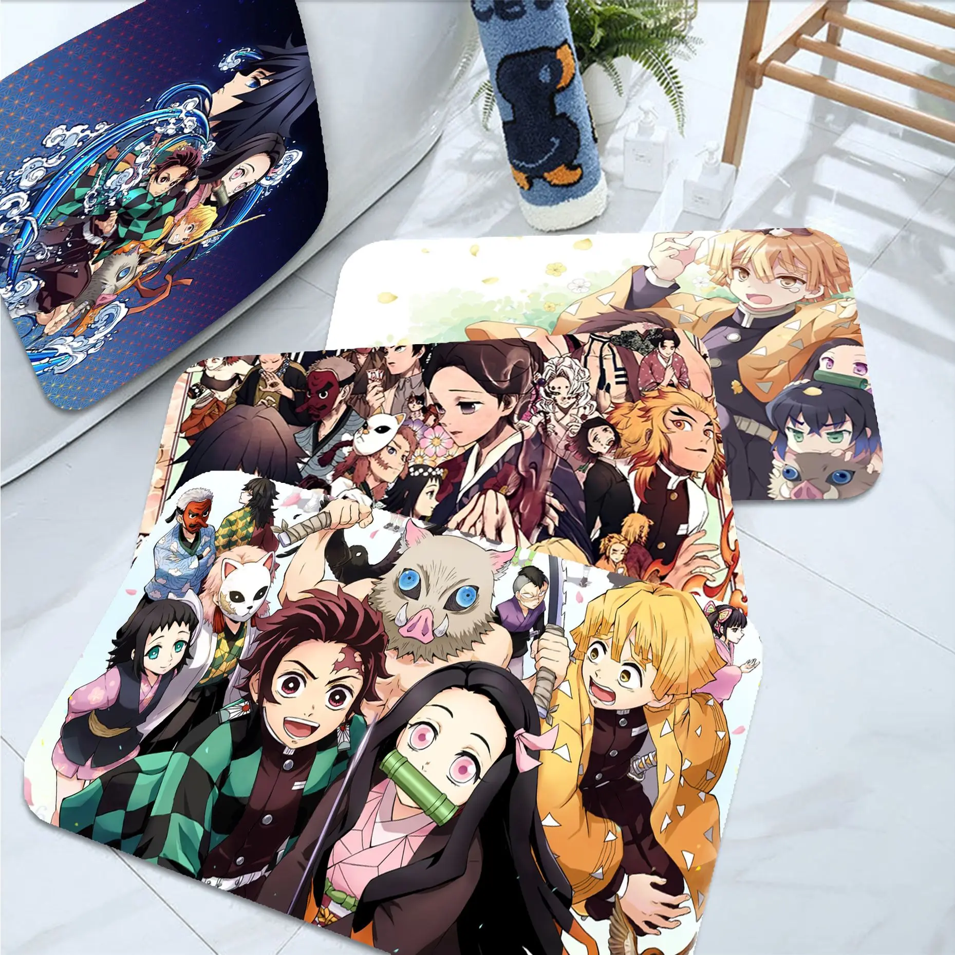 Demon Slayer Entrance Door Mat Non-Slip Laundry Room Mat Laundry Decor Balcony Child Living Room Toilet Rug
Demon Slayer Entrance Door Mat Non-Slip Laundry Room Mat Laundry Decor Balcony Child Living Room Toilet Rug
