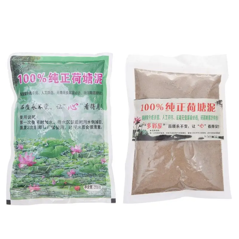 

Lotus Pond Mud Natural Potting Nutrition Soil For Lotus Plant Fertilizer Water Plants Seed Cultivation Growing Media