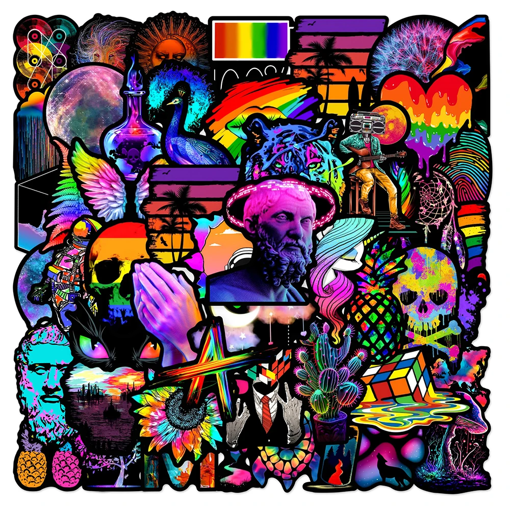 10/30/50PCS Funny Art Colorful Cartoon Graffiti Stickers Car Guitar Motorcycle Luggage Suitcase DIY Classic Toy Cool Sticker
10/30/50PCS Funny Art Colorful Cartoon Graffiti Stickers Car Guitar Motorcycle Luggage Suitcase DIY Classic Toy Cool Sticker