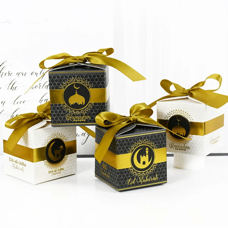 10pcs Eid Mubarak Candy Box Chocolate Chip Cookie Box for Islamic Muslim Festival Decoration Gift Box Ramadan Party Supplies
10pcs Eid Mubarak Candy Box Chocolate Chip Cookie Box for Islamic Muslim Festival Decoration Gift Box Ramadan Party Supplies