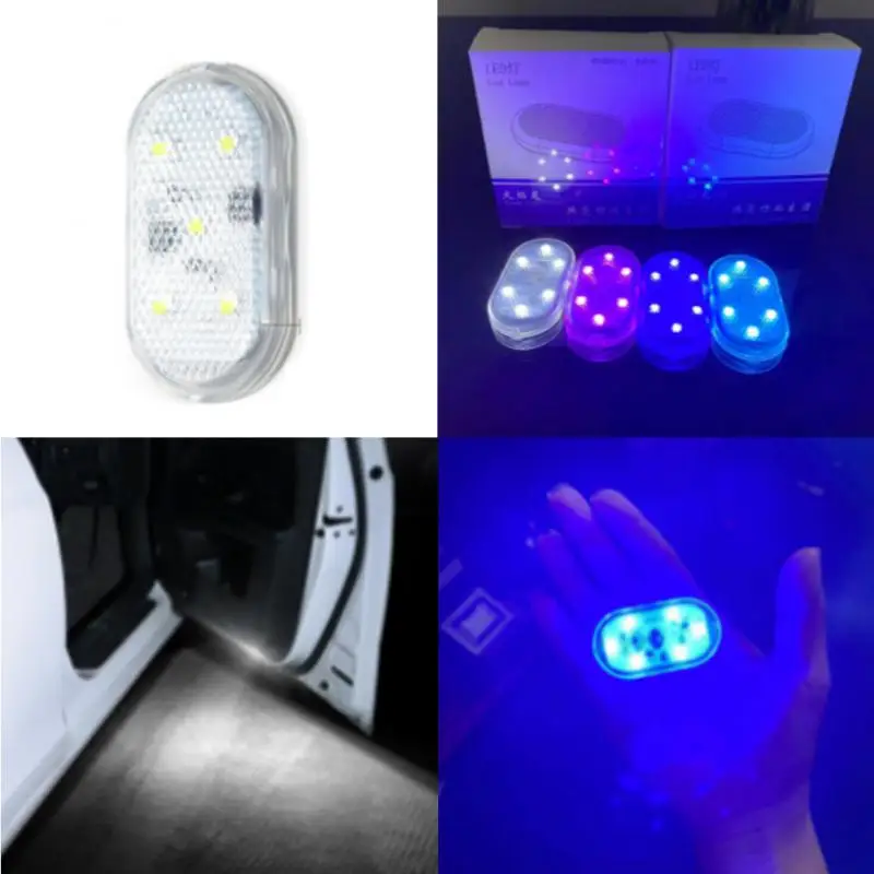 

Led Car Interior Courtesy Door Light Car Interior 5v led Lighting Finger Touch Sensor Reading Lamp LED Lights USB Charge 6 Bulbs