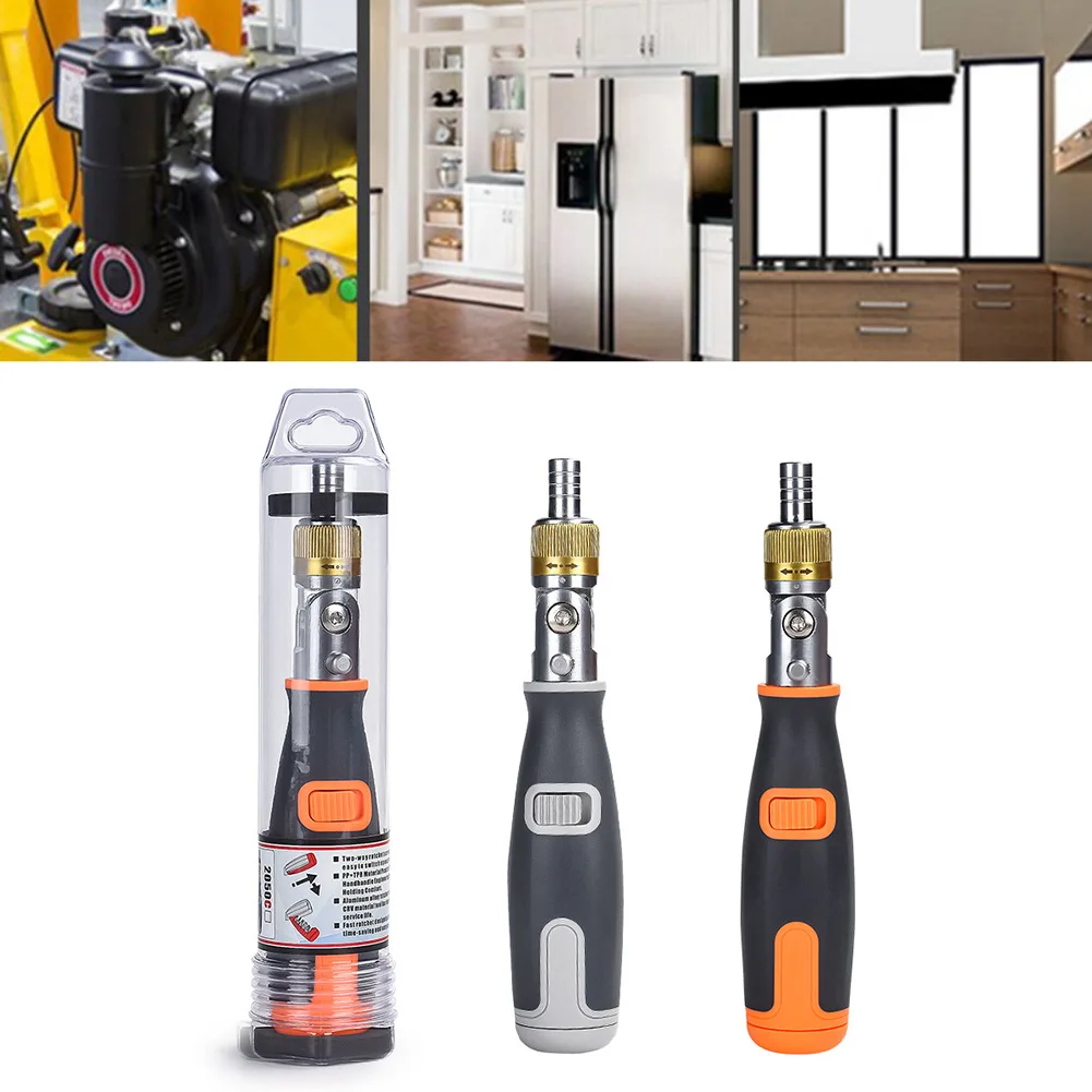 10 In 1 Ratchet Screwdriver S2 Alloy Steel Compact 190*30mm Multi-Angle Screwdriver Professional Portable Hardware Hand Tools
10 In 1 Ratchet Screwdriver S2 Alloy Steel Compact 190*30mm Multi-Angle Screwdriver Professional Portable Hardware Hand Tools