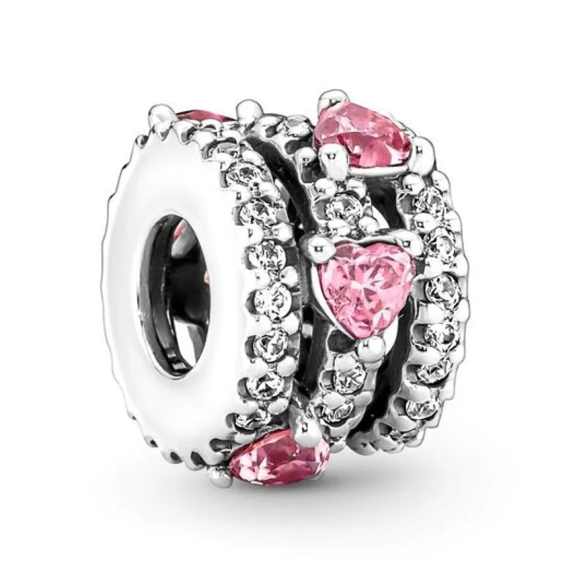 Authentic 925 Sterling Silver Moments Sparkling Triple Halo Heart Charm Bead Fit Pandora Bracelet & Necklace Jewelry 
Authentic 925 Sterling Silver Moments Sparkling Triple Halo Heart Charm Bead Fit Pandora Bracelet & Necklace Jewelry