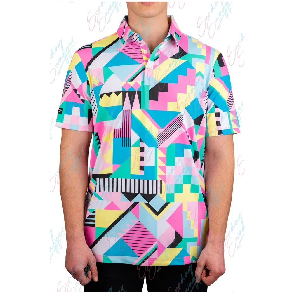 2024 Sunday Swagger Summer Golf Shirt Men's Short Sleeve Polo Shirt Top Breathable Table Tennis Apparel Football Top T-Shirts
2024 Sunday Swagger Summer Golf Shirt Men's Short Sleeve Polo Shirt Top Breathable Table Tennis Apparel Football Top T-Shirts