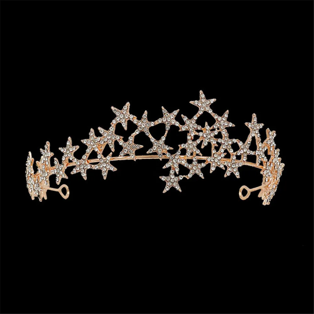 gold Crown star Design Vintage Women Wedding Bridal Hair Accessories Party Tiaras And Crowsn Cubic Zircon
gold Crown star Design Vintage Women Wedding Bridal Hair Accessories Party Tiaras And Crowsn Cubic Zircon