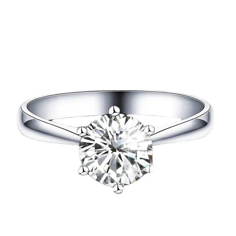 Designer Original New 925 Sterling Silver Five-claw Inlaid Carat Diamond Ring for Women Exquisite Luxury Charm Ladies Engagement
Designer Original New 925 Sterling Silver Five-claw Inlaid Carat Diamond Ring for Women Exquisite Luxury Charm Ladies Engagement