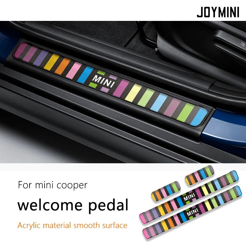 1Set For mini cooper sticker PVC Door Sill Welcome Plate Pedal Footboard Stickers For MINI Cooper F60 F54 F55 R60 Countryman
1Set For mini cooper sticker PVC Door Sill Welcome Plate Pedal Footboard Stickers For MINI Cooper F60 F54 F55 R60 Countryman