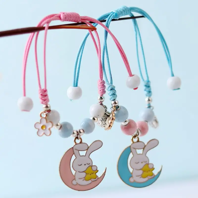 Fashion Cartoon Moon Rabbit Carrot Bracelet For Women Cute Animal Bracelets Students Children's Best Friends Jewelry Gifts
Fashion Cartoon Moon Rabbit Carrot Bracelet For Women Cute Animal Bracelets Students Children's Best Friends Jewelry Gifts