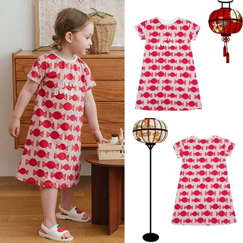 Girls Dress 2022 Summer New Cartoon Print Children's Dress Cotton Korean Version Princess Dress Pink Skirt Children's Clothing
Girls Dress 2022 Summer New Cartoon Print Children's Dress Cotton Korean Version Princess Dress Pink Skirt Children's Clothing
