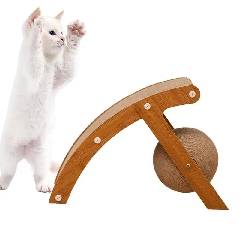 Scratching Ramp For Indoor Cats Scratch Resistant Arched Scratching Pad Cat Entertainment Supplies For Bedroom Balcony Study
Scratching Ramp For Indoor Cats Scratch Resistant Arched Scratching Pad Cat Entertainment Supplies For Bedroom Balcony Study