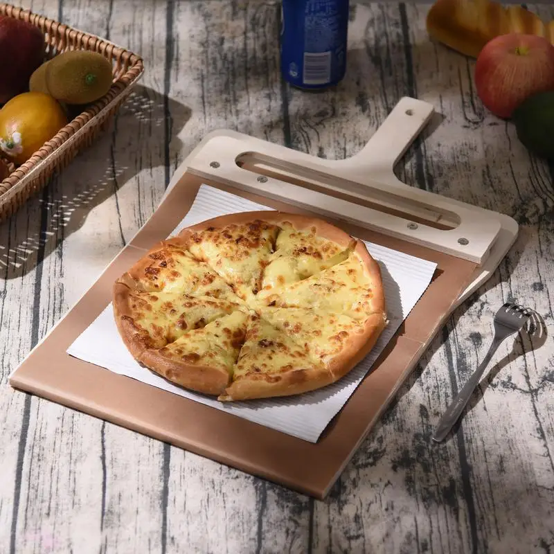 Pizza Peel Board Portable Sliding Pizza Peel Transfers Pizza Peel Wooden Pizza Transfer Shovel With Handle Baking Pizza Tray
Pizza Peel Board Portable Sliding Pizza Peel Transfers Pizza Peel Wooden Pizza Transfer Shovel With Handle Baking Pizza Tray