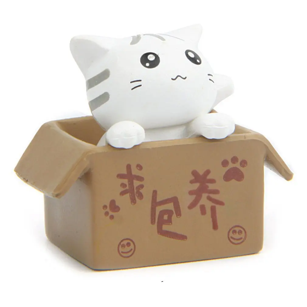 1pc Cartoon Poor Box Cat Kitty Kitten Model Small Statue Car Figurine Crafts Desktop Figurine Ornament DIY Miniatures Gifts
1pc Cartoon Poor Box Cat Kitty Kitten Model Small Statue Car Figurine Crafts Desktop Figurine Ornament DIY Miniatures Gifts