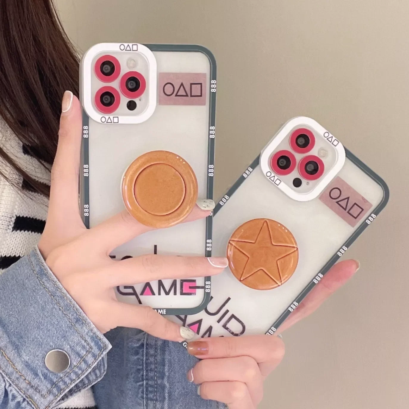 Squid game Phone Case Sugar pie game Cover for iPhone 12 Pro Max 11 8 plus XR X XsMAX Soft Silicone Cases for iPhone 13 Pro Max
Squid game Phone Case Sugar pie game Cover for iPhone 12 Pro Max 11 8 plus XR X XsMAX Soft Silicone Cases for iPhone 13 Pro Max