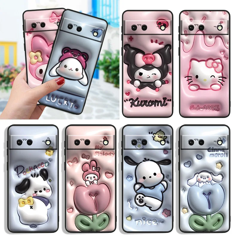 3D Visual Effect Hello Kitty Shockproof Cover for Google Pixel 7 6a 6 Pro 5 4 4A XL 5G Black Phone Case Shell Soft Fundas Capa
3D Visual Effect Hello Kitty Shockproof Cover for Google Pixel 7 6a 6 Pro 5 4 4A XL 5G Black Phone Case Shell Soft Fundas Capa