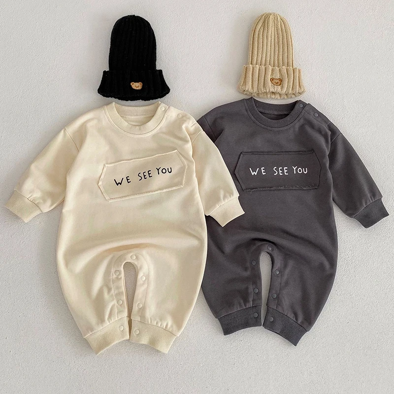 Spring Autumn Korean Style Climbing Suit Infant Baby Boys Girls Jumpsuit Cotton Long Sleeve Toddler Baby Boys Girls Romper
Spring Autumn Korean Style Climbing Suit Infant Baby Boys Girls Jumpsuit Cotton Long Sleeve Toddler Baby Boys Girls Romper