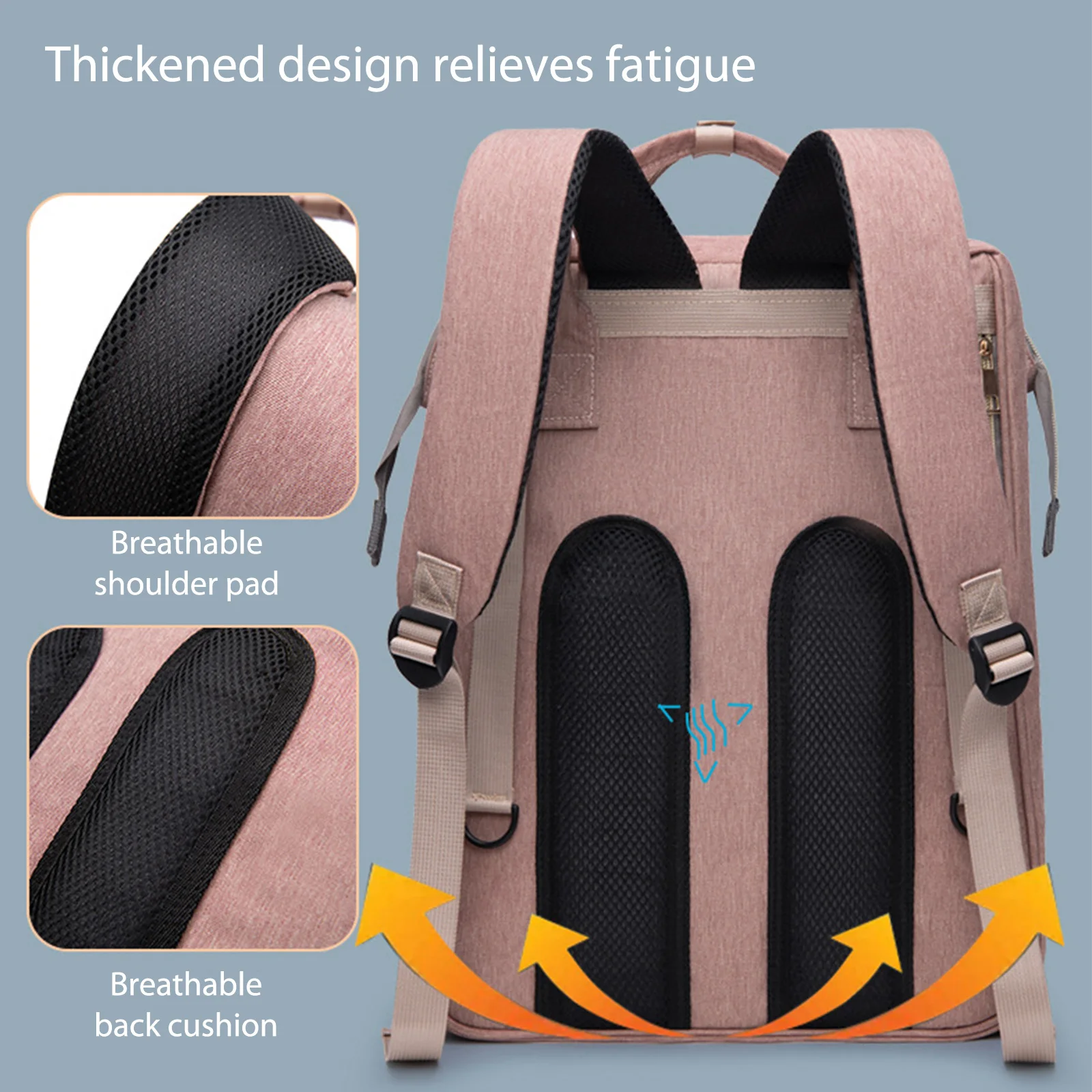 Folding Stroller Hanging Rucksacks Large Capacity Babies Outting Organizer Waterproof Tearproof with USB Interface for Baby Care
Folding Stroller Hanging Rucksacks Large Capacity Babies Outting Organizer Waterproof Tearproof with USB Interface for Baby Care