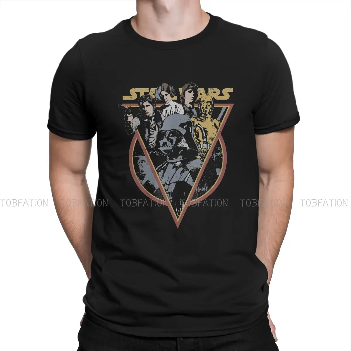 Disney Retro Characters Vintage Style Classic Men TShirt Star Wars Crewneck Short Sleeve Fabric T Shirt Gifts
Disney Retro Characters Vintage Style Classic Men TShirt Star Wars Crewneck Short Sleeve Fabric T Shirt Gifts