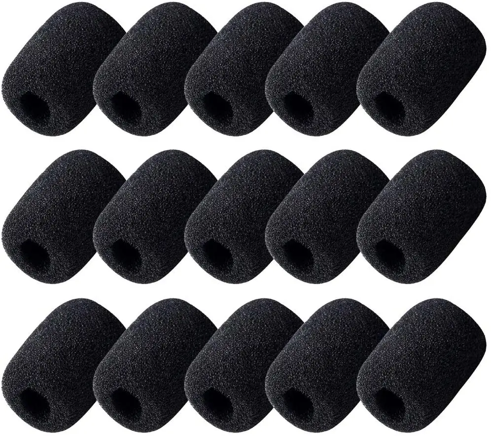 Foam Microphone Windscreen, Lapel Headset Microphone Sponge Mini Foam Cover Shield Protection for Variety of Headset Microphone
Foam Microphone Windscreen, Lapel Headset Microphone Sponge Mini Foam Cover Shield Protection for Variety of Headset Microphone