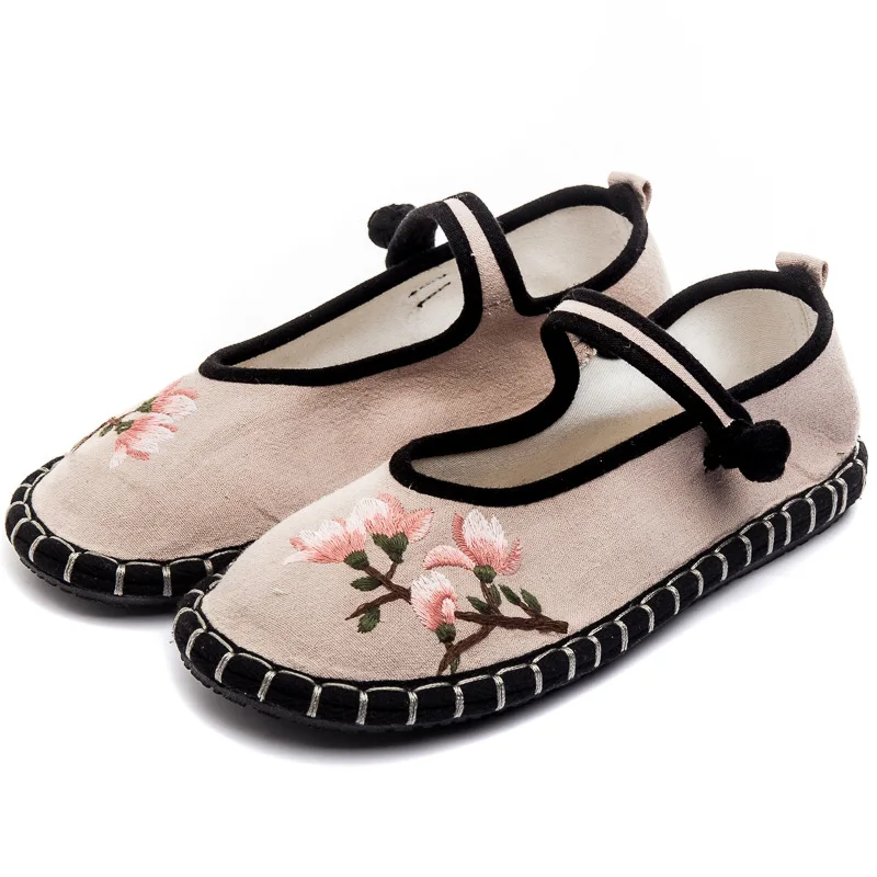 YourSeason Flats Ladies Shoes Embroider Buckle Strap Cotton Linen Round Toe Fashion Spring Floral Handmade Sewing Women Shoes
YourSeason Flats Ladies Shoes Embroider Buckle Strap Cotton Linen Round Toe Fashion Spring Floral Handmade Sewing Women Shoes