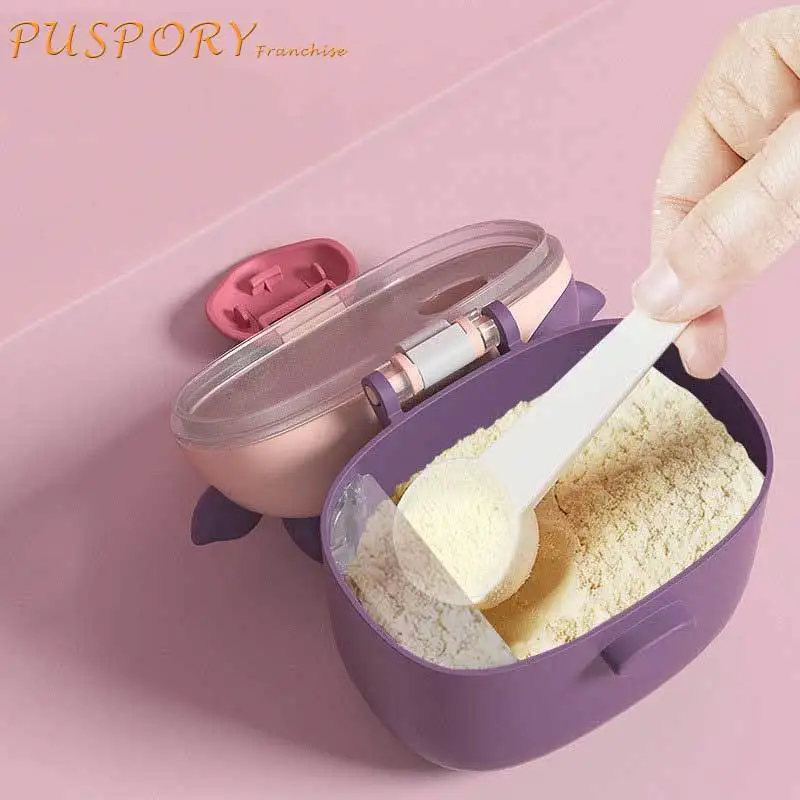 Baby Milk Powder Box Portable Outing Large Size Food Box Baby Timing Sub-Packing Box Newborn New Sealed Milk Powder Storage Tank 
Baby Milk Powder Box Portable Outing Large Size Food Box Baby Timing Sub-Packing Box Newborn New Sealed Milk Powder Storage Tank