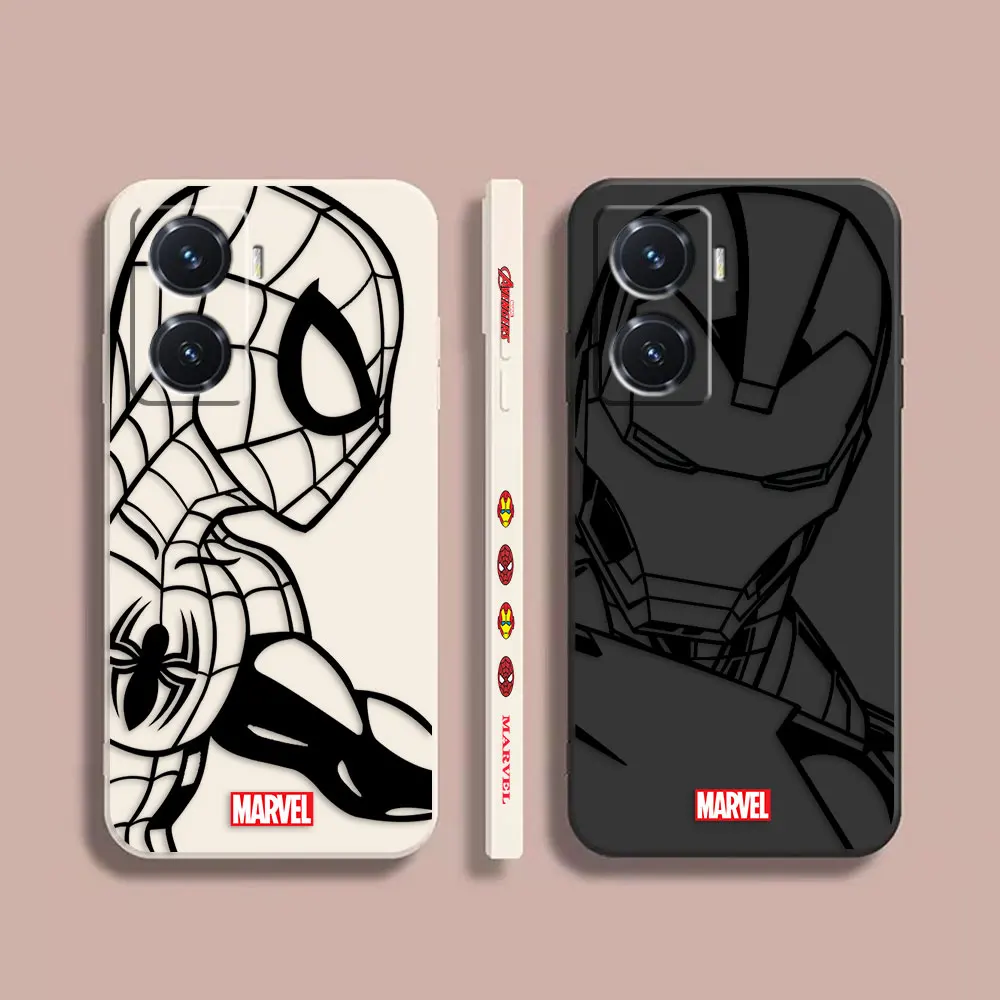 Case For VIVO Y55 Y52S Y53S Y66 Y55S Y73S 5G Y85 Y93 Y76 Y91 Colour Simple Liquid Silicone Case Marvel Line Iron Man Spiderman
Case For VIVO Y55 Y52S Y53S Y66 Y55S Y73S 5G Y85 Y93 Y76 Y91 Colour Simple Liquid Silicone Case Marvel Line Iron Man Spiderman