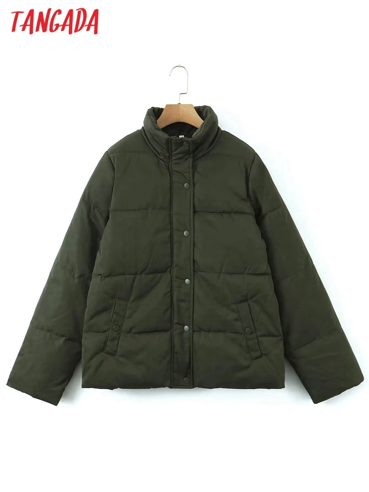 Tangada Women Amy Green Oversize Parkas Zipper 2022 Winter Long Sleeve Pockets Female Warm Coat 8H121
Tangada Women Amy Green Oversize Parkas Zipper 2022 Winter Long Sleeve Pockets Female Warm Coat 8H121