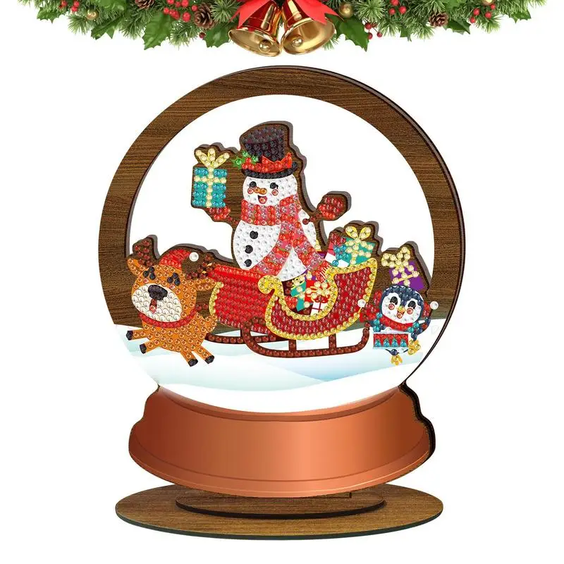 Diamond Art Desktop Ornament For Christmas Crystal Snowman Elk Penguin Christmas Acrylic Table Decoration Wood Crystal Ball
Diamond Art Desktop Ornament For Christmas Crystal Snowman Elk Penguin Christmas Acrylic Table Decoration Wood Crystal Ball
