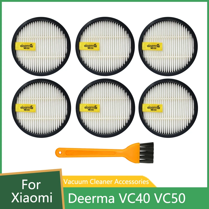 6 упаковок Hepa-фильтра для Xiaomi Deerma VC40 VC50 насадка робота-пылесоса аксессуары