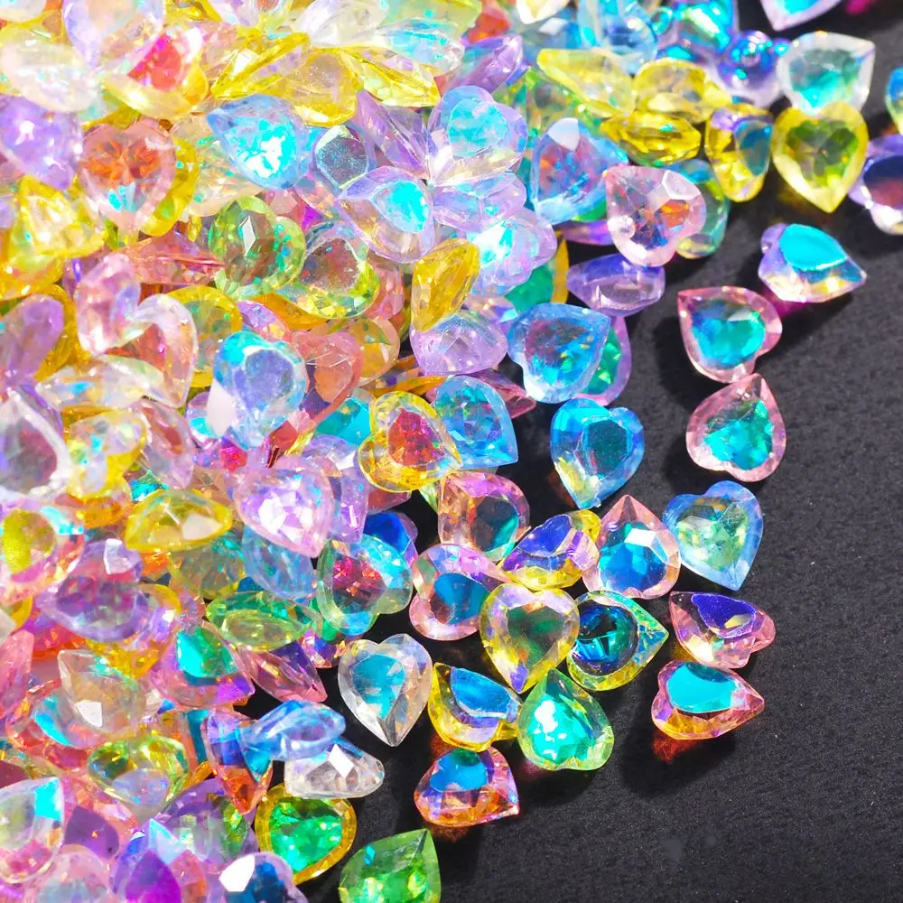 Модные красочные блестящие стразы для дизайна ногтей, блестящие подвески для ногтей в виде любящего сердца, Аврора, смолы, кристаллы AB, укра... 
Модные красочные блестящие стразы для дизайна ногтей, блестящие подвески для ногтей в виде любящего сердца, Аврора, смолы, кристаллы AB, укра...