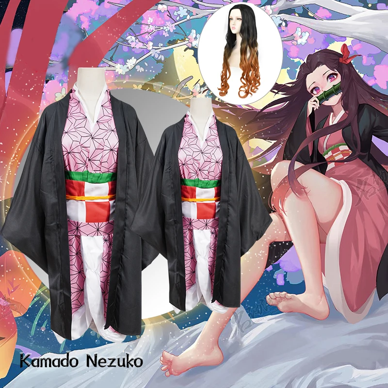 Костюм для косплея из японского аниме «рассекающий демонов» камадо незуко
Костюм для косплея из японского аниме «рассекающий демонов» камадо незуко