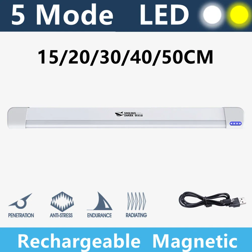 Fishing Camping Lamp Magnetic LED Torch Flashlight Lantern Tent Light 15-50cm 5 Lighting Mode USB Rechargeable Emergency Lantern
Fishing Camping Lamp Magnetic LED Torch Flashlight Lantern Tent Light 15-50cm 5 Lighting Mode USB Rechargeable Emergency Lantern