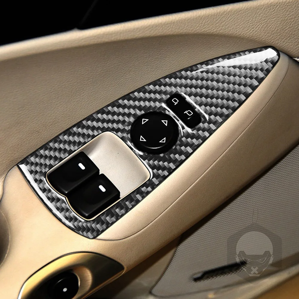 Car Styling Window Lift Button Switch Cover Trim For Corvette C6 2005-07 Carbon Fiber Car Door Lift Panel Interior Trim Sticker
Car Styling Window Lift Button Switch Cover Trim For Corvette C6 2005-07 Carbon Fiber Car Door Lift Panel Interior Trim Sticker