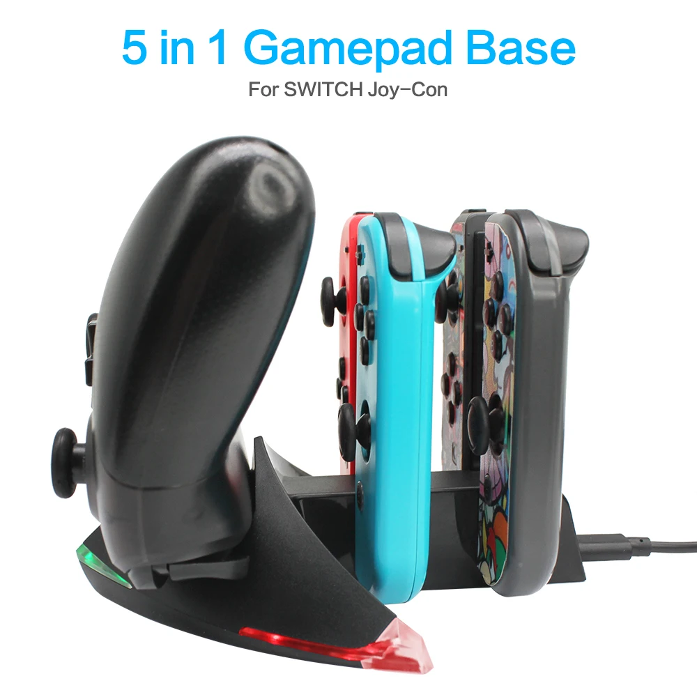 Led Indicator Led Stand Charger Game Accessories Usb-5v To Charge Charge Dock For Switch - Game Controller Charging Dock
Led Indicator Led Stand Charger Game Accessories Usb-5v To Charge Charge Dock For Switch - Game Controller Charging Dock