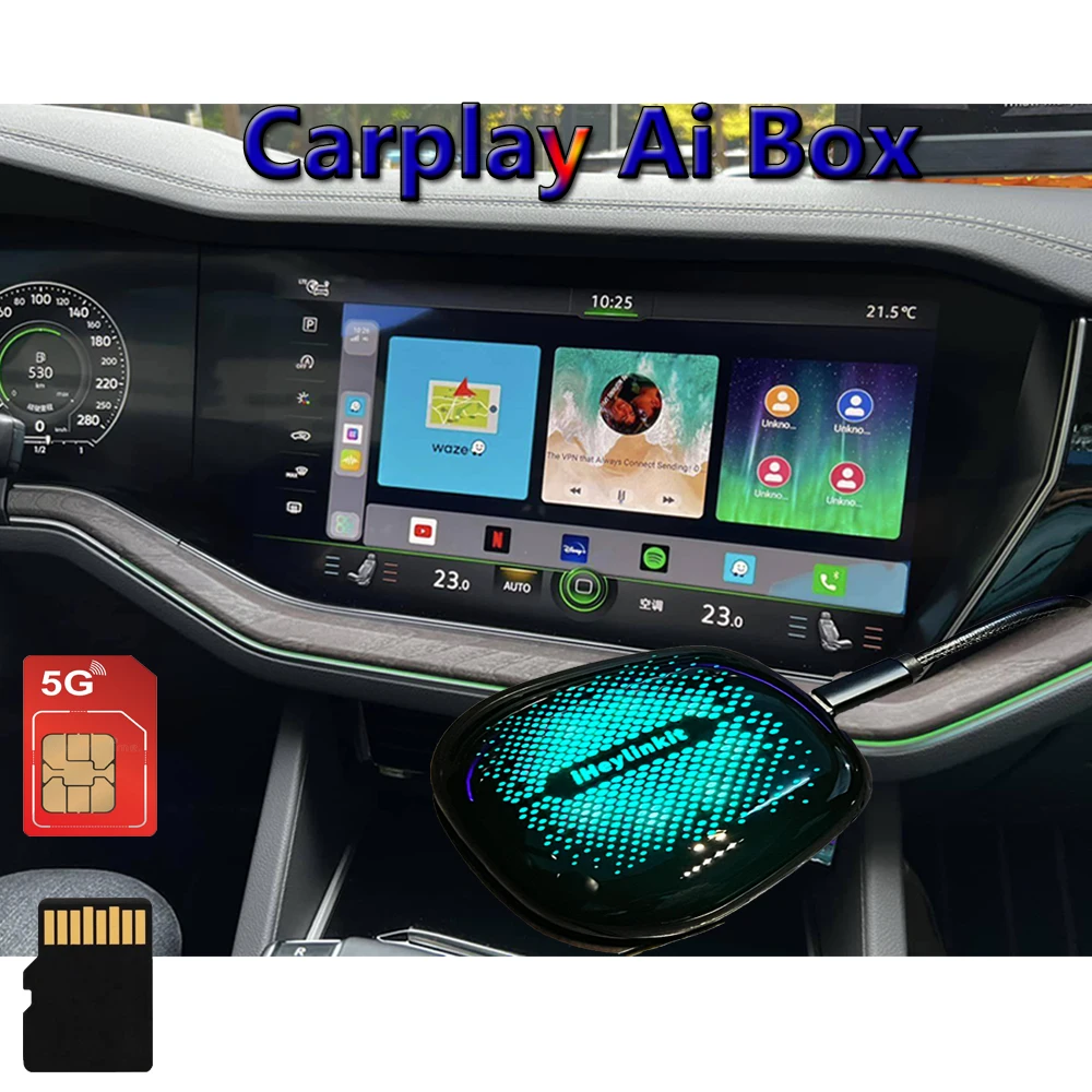IHeylinkit carplay ai box поддерживает телефон, SIM-карта, Интернет, ОЗУ 8 + ПЗУ 128 ГБ для VW // Benz, универсальные автомобили
IHeylinkit carplay ai box поддерживает телефон, SIM-карта, Интернет, ОЗУ 8 + ПЗУ 128 ГБ для VW // Benz, универсальные автомобили