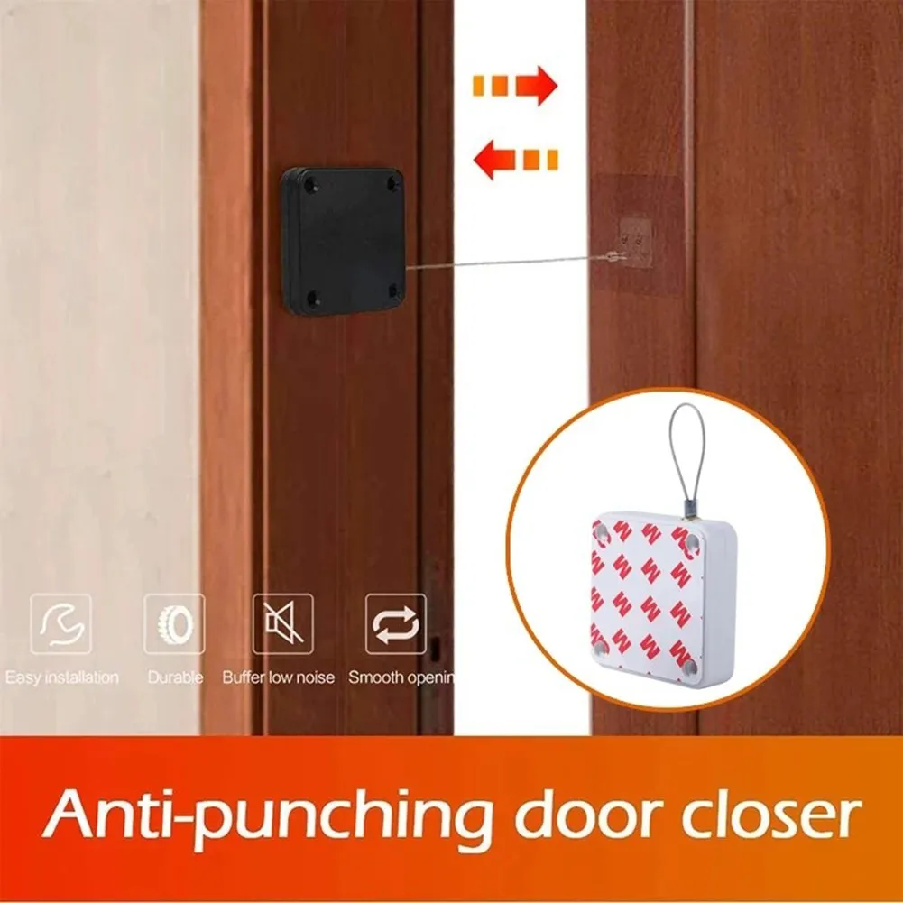 Punch-free Automatic Door Closer Set 500g/800g/1000g Tension Closing Device Door Hardware For Single/left /right /double Door
Punch-free Automatic Door Closer Set 500g/800g/1000g Tension Closing Device Door Hardware For Single/left /right /double Door