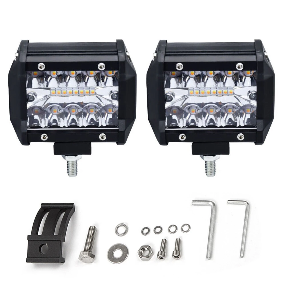2PC 4INCH Led Work Light Pods IP68 Waterproof Offroad Lamp Adjustable Mounting Ideal for 4x4s Trucks ATVs and More
2PC 4INCH Led Work Light Pods IP68 Waterproof Offroad Lamp Adjustable Mounting Ideal for 4x4s Trucks ATVs and More