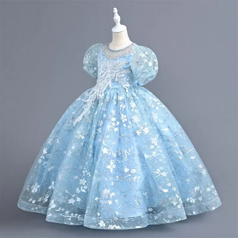 Fashion Flower Girl Dresses for Weddings Mesh Lace Shorts Sleeve Girls Princess Dress Summer Kids Bridesmaid Dresses 4-14 Years
Fashion Flower Girl Dresses for Weddings Mesh Lace Shorts Sleeve Girls Princess Dress Summer Kids Bridesmaid Dresses 4-14 Years
