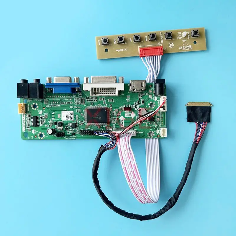 Плата контроллера драйвера подходит для LP140WH1 LP140WH4 LP140WHU HDMI-совместимый с DVI VGA аудио монитор ноутбука 14 "1366*768 комплект 40-Pin LVDS