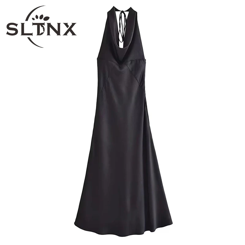 SLTNX Dresses for Women Summer Long Sleeve Dress Female V-Neck Neck-mounted High Waist A-Line Dresses Ladies Sexy Long Dress
SLTNX Dresses for Women Summer Long Sleeve Dress Female V-Neck Neck-mounted High Waist A-Line Dresses Ladies Sexy Long Dress
