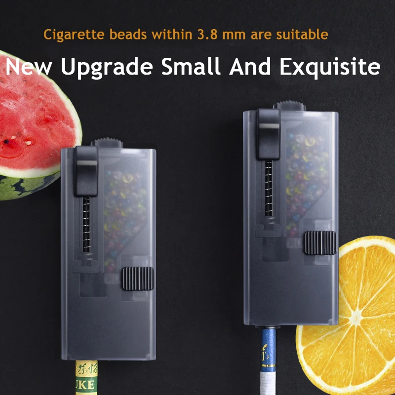DIY Smoking Cigarette Explosion Beads Pusher for 8mm/6mm Pop-up Smoke Push-ball Box Ice Mint Beads Accessory Applicator Inserter
DIY Smoking Cigarette Explosion Beads Pusher for 8mm/6mm Pop-up Smoke Push-ball Box Ice Mint Beads Accessory Applicator Inserter