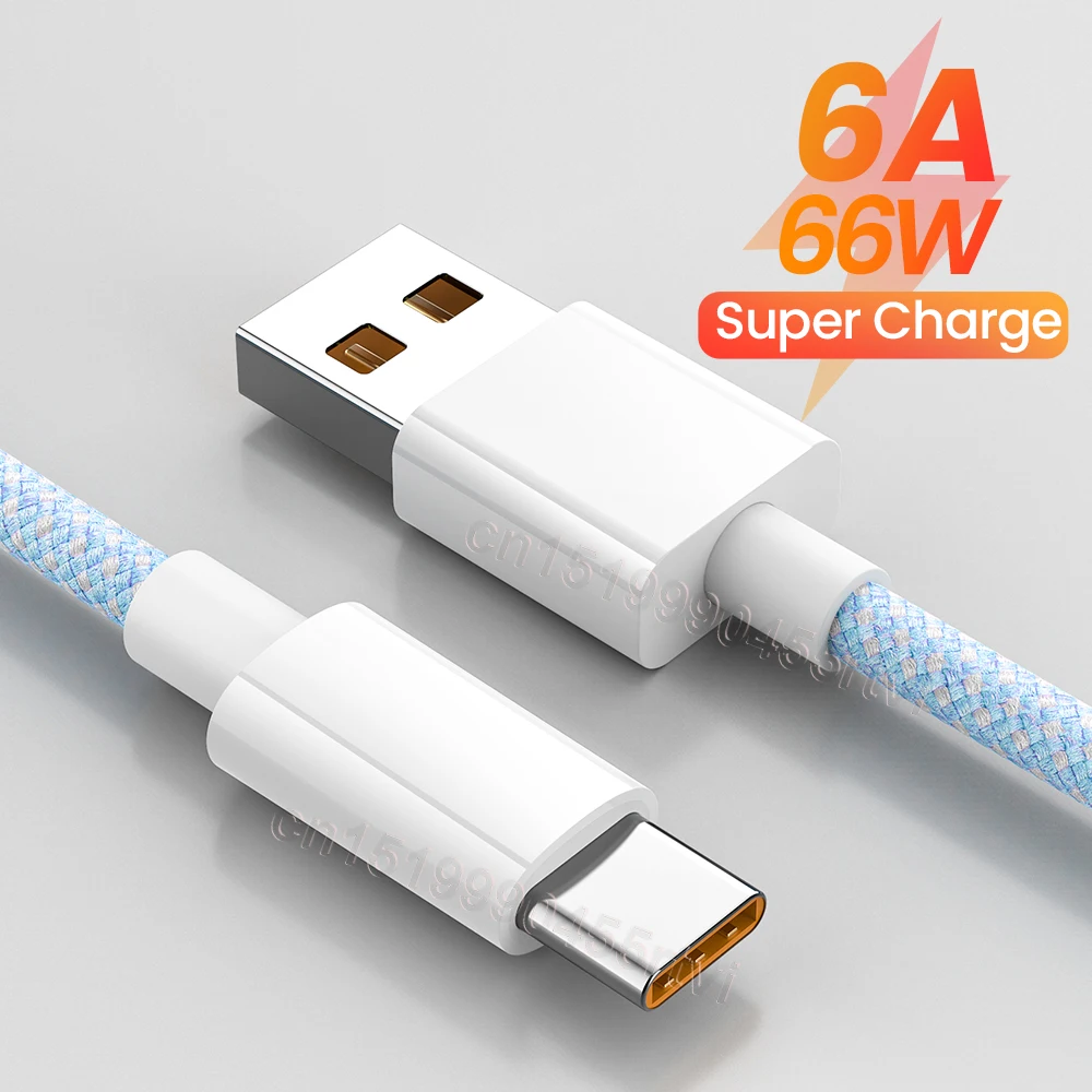 USB Type C Data Cable 6A Fast Charging USB C Kable Mobile Phone Charger TPE Cord Cable for OPPO Xiaomi Redmi Note 12 pro
USB Type C Data Cable 6A Fast Charging USB C Kable Mobile Phone Charger TPE Cord Cable for OPPO Xiaomi Redmi Note 12 pro