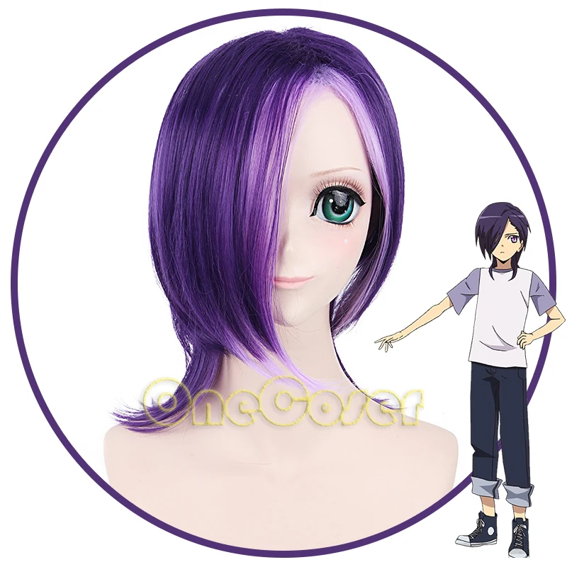Anime The Devil is a Part-Timer! Season 2 Hanz Urushihara Lucifer Cosplay Wig Purple Short Hair Heat-resistant Fiber Hair
Anime The Devil is a Part-Timer! Season 2 Hanz Urushihara Lucifer Cosplay Wig Purple Short Hair Heat-resistant Fiber Hair