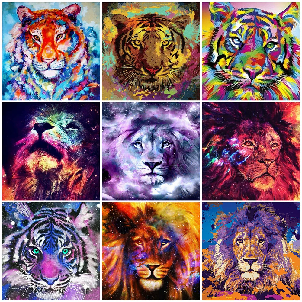 Алмазная живопись 5D "сделай сам", животные, красочный Лев, тигр разы, ручная вышивка, Набор для вышивки крестиком, украшение для стен гостиной...
Алмазная живопись 5D "сделай сам", животные, красочный Лев, тигр разы, ручная вышивка, Набор для вышивки крестиком, украшение для стен гостиной...