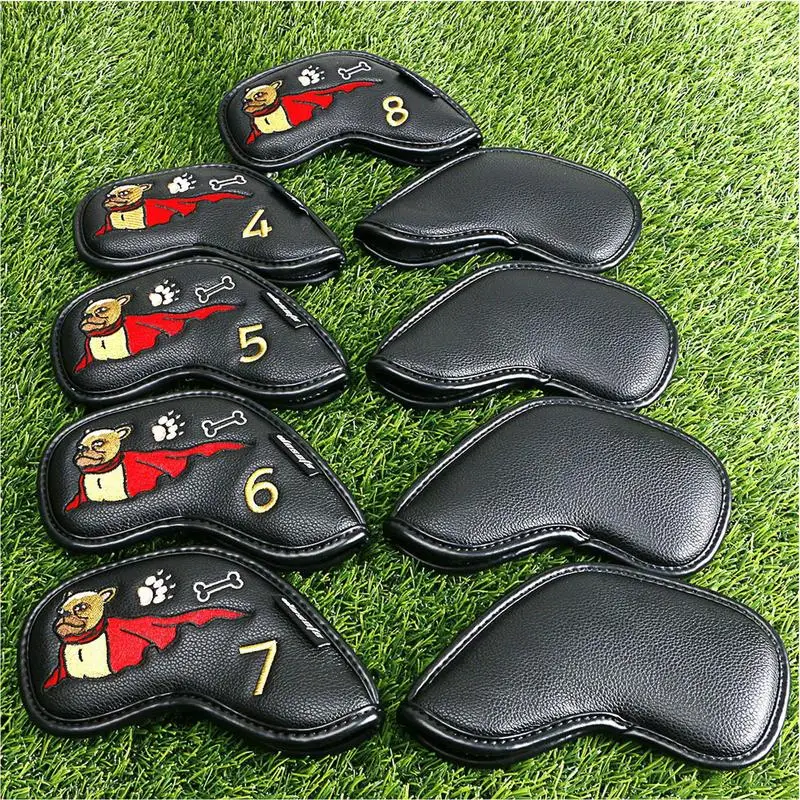 9pcs Driver Head Cover Dog | Funny French Fighting Dog Pattern Thick Synthetic PU Leather Golf Iron Head Covers For Most Brands
9pcs Driver Head Cover Dog | Funny French Fighting Dog Pattern Thick Synthetic PU Leather Golf Iron Head Covers For Most Brands