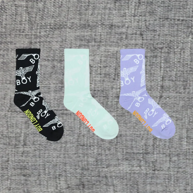 Boy London Men's Four Seasons Socks Fashion Mid-tube Eagle Jacquard Casual Sports Street Hip-hop Socks Couple Socks
Boy London Men's Four Seasons Socks Fashion Mid-tube Eagle Jacquard Casual Sports Street Hip-hop Socks Couple Socks