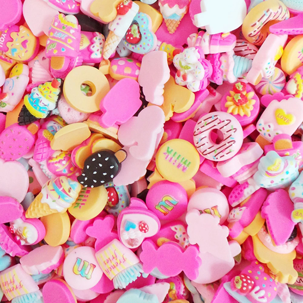 30PcMixed Random Ice Cream Lollipop Donut Cake Resin Ornaments Cartoon Material DIY Nail Art Salon Craft Accessories Decorations
30PcMixed Random Ice Cream Lollipop Donut Cake Resin Ornaments Cartoon Material DIY Nail Art Salon Craft Accessories Decorations