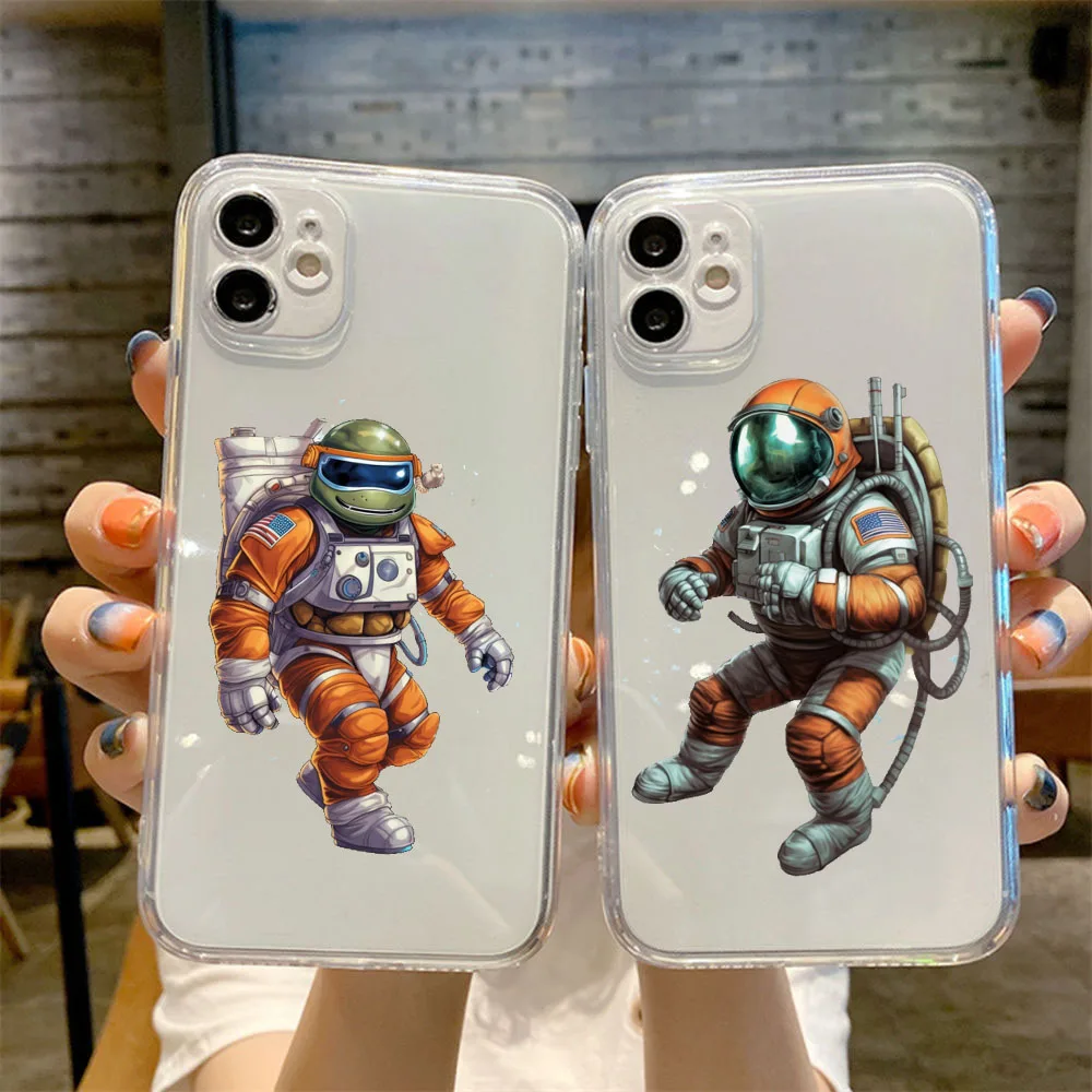 Astronaut Turtle Phone Case For iPhone 14 13 12 11 Pro XS MAX 7 XR X 8 6 Plus Clear Cover Fundas
Astronaut Turtle Phone Case For iPhone 14 13 12 11 Pro XS MAX 7 XR X 8 6 Plus Clear Cover Fundas